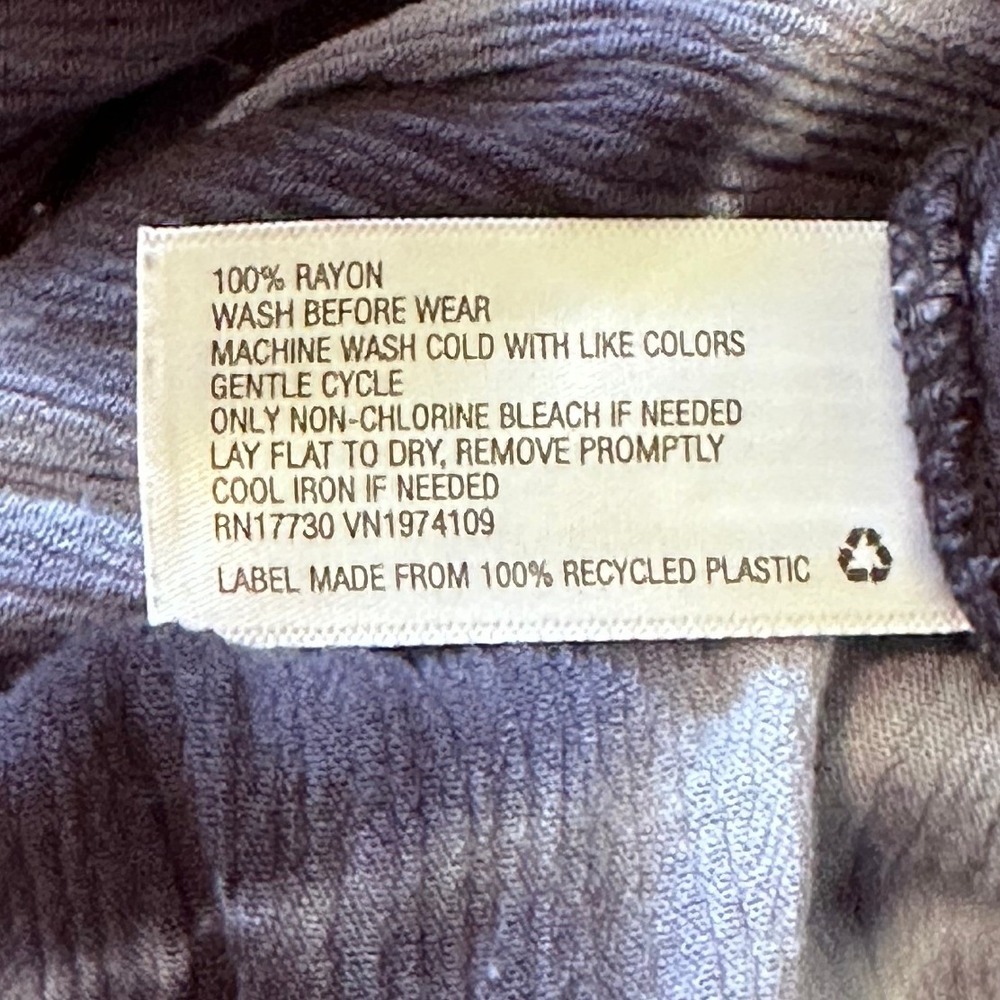 Knox Rose Rayon Blue White Tie Dye V-Neck Maxi Dress Short Sleeve Boho Belted - Picture 12 of 13